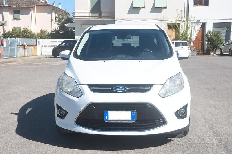 Usata Ford C-MAX Titanium 115 CV (84 kW) 2015 Bianco Monovolume