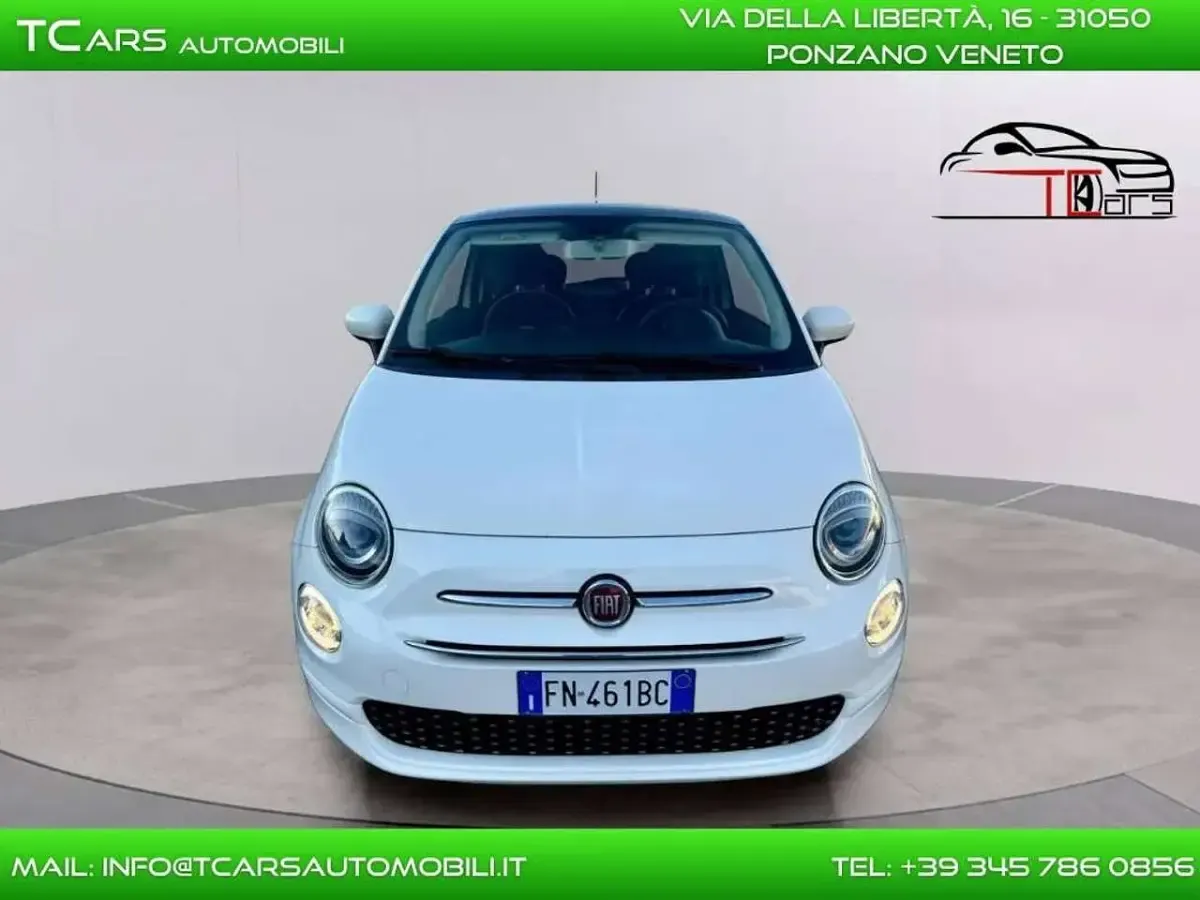 Usata Fiat 500 69 CV (50 kW) 2018 Bianco Berlina
