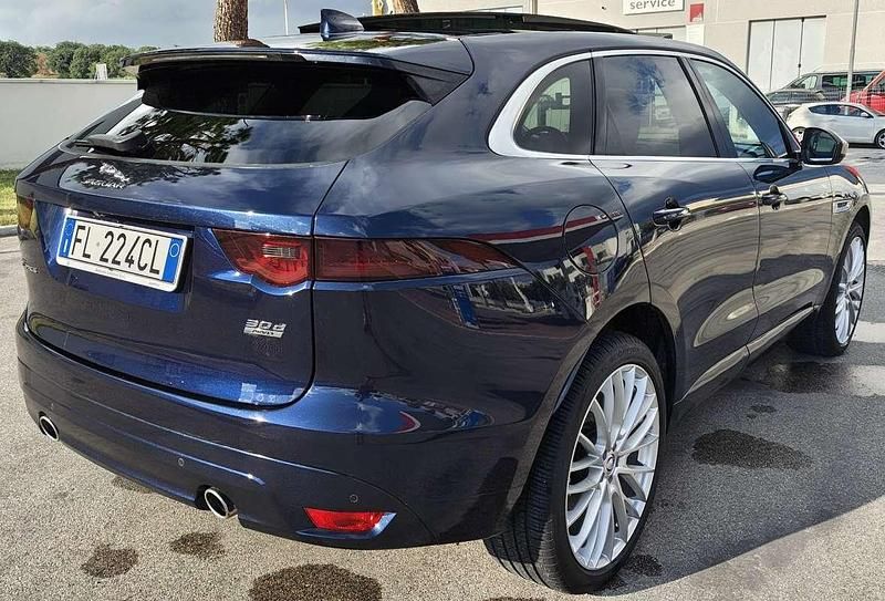 Usata Jaguar F-Pace S 300 CV (220 kW) 2017 Blu/azzurro SUV