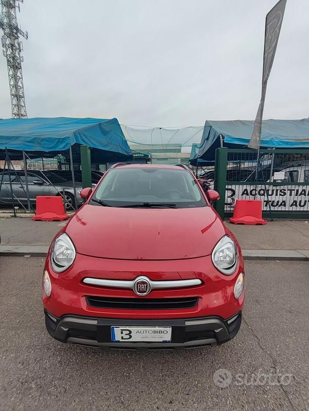 Usata Fiat 500X Cross 140 CV (102 kW) 2018 Rosso SUV