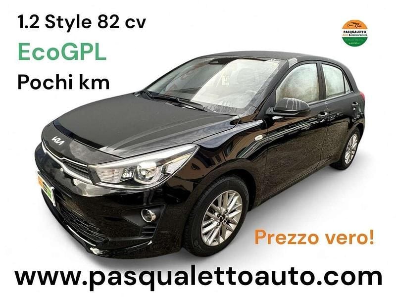 Usata Kia Rio Style 82 CV (60 kW) 2022 Nero Berlina