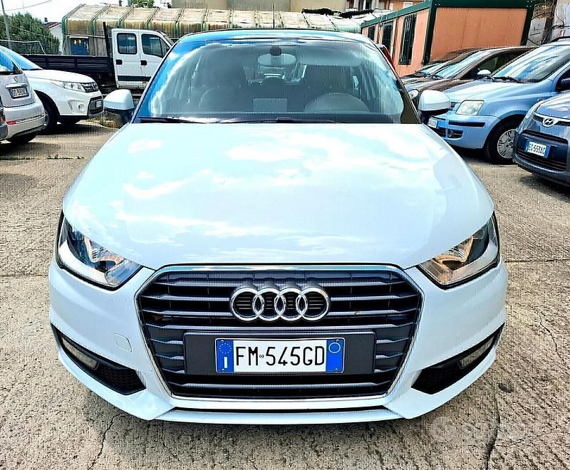 Usata Audi A1 S-Line 90 CV (66 kW) 2017 Bianco Berlina