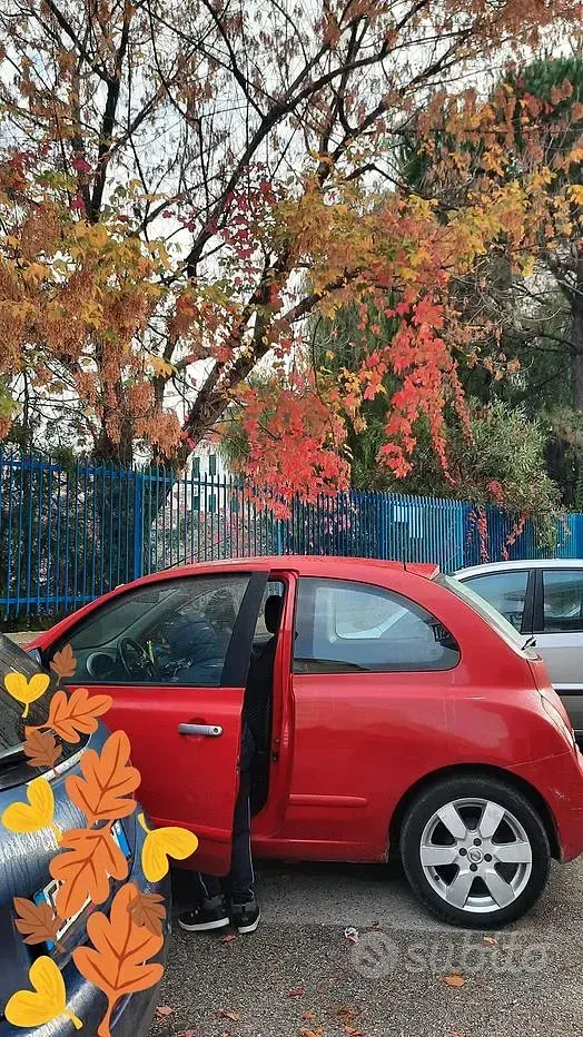 Usata Nissan Micra 78 CV (57 kW) 2010 Rosso Utilitaria