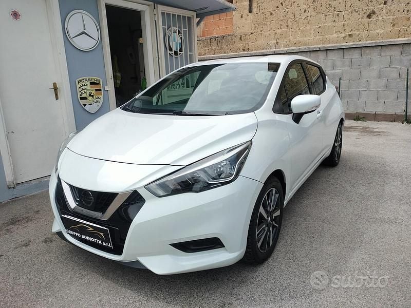 Usata Nissan Micra Acenta 90 CV (66 kW) 2018 Bianco Utilitaria