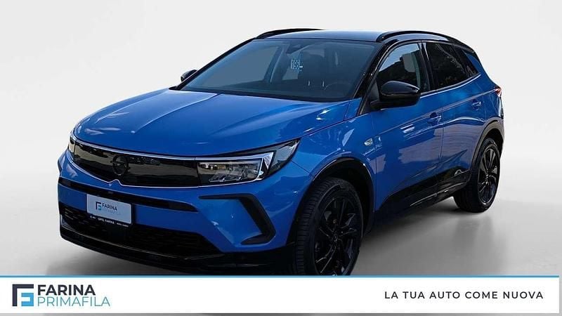 Blu tetto nero Usata 2022 Opel Grandland X GS Line SUV | 16.400 € (Buon prezzo) - Immagine 1/4