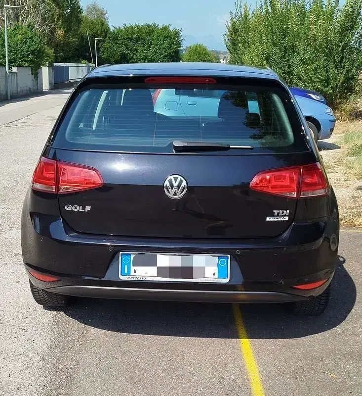 Usata VW Golf VII Trendline 90 CV (66 kW) 2016 Nero Berlina