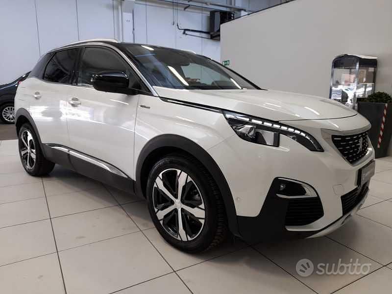 Usata Peugeot 3008 GT-line 131 CV (96 kW) 2018 Bianco SUV