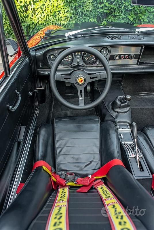 Usata Fiat 124 Abarth 1970 Rosso