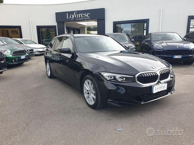 Usata BMW 318 Advantage 150 CV (110 kW) 2022 Nero Station wagon