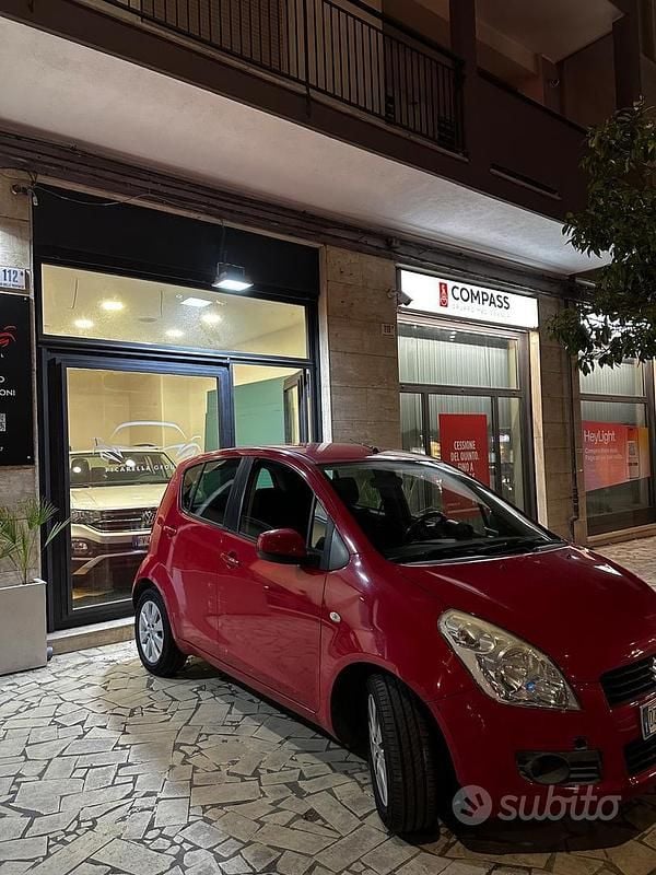 Usata Suzuki Splash GLS 86 CV (63 kW) 2009 Rosso Utilitaria