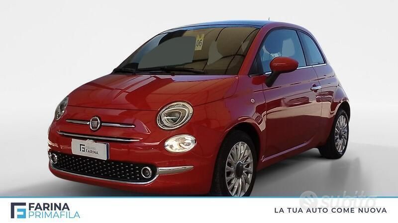 Rosso Usata 2024 Fiat 500 Dolcevita Tre volumi | 14.900 € (Cara) - Immagine 1/4