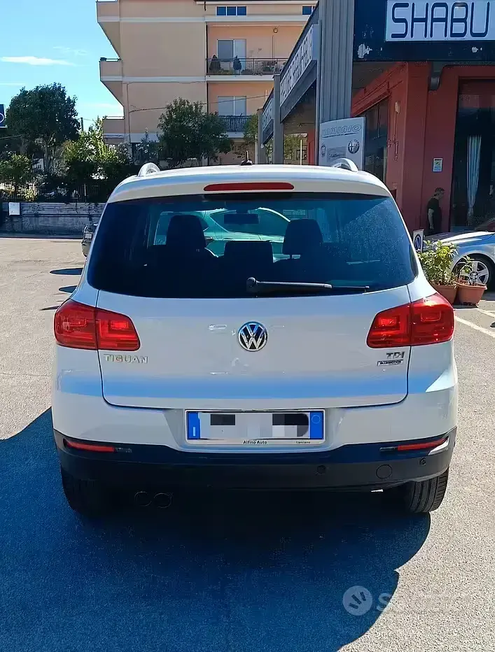 Usata VW Tiguan Sportline 110 CV (80 kW) 2015 Bianco SUV
