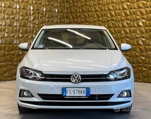 Usata VW Polo Comfortline 95 CV (69 kW) 2018 Bianco Utilitaria