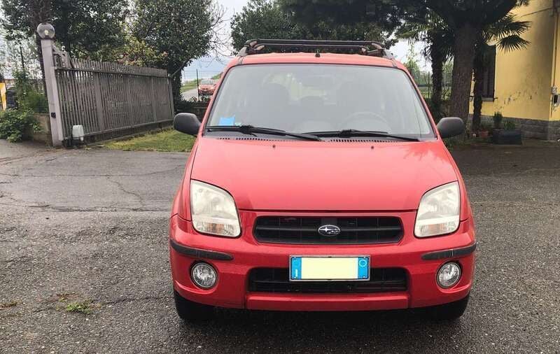 Usata Subaru Justy 94 CV (69 kW) 2005 Rosso Utilitaria