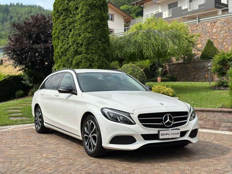 Usata Mercedes C220 Premium 170 CV (125 kW) 2016 Bianco Station wagon