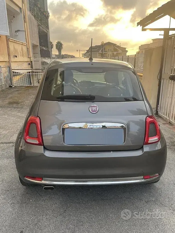 Usata Fiat 500 Lounge 69 CV (50 kW) 2018 Grigio Utilitaria
