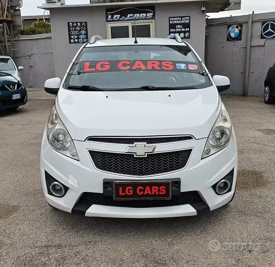 Usata Chevrolet Spark LT 79 CV (58 kW) 2012 Bianco Utilitaria