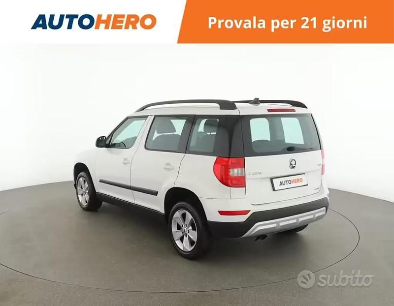 Usata Skoda Yeti GreenLine 105 CV (77 kW) 2014 Bianco SUV