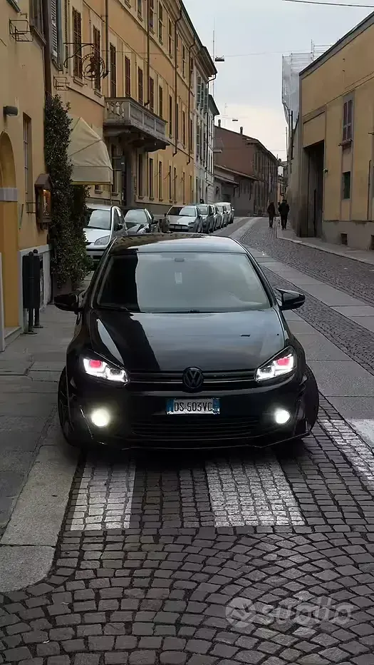 Usata VW Golf VI 110 CV (80 kW) 2008 Nero Utilitaria