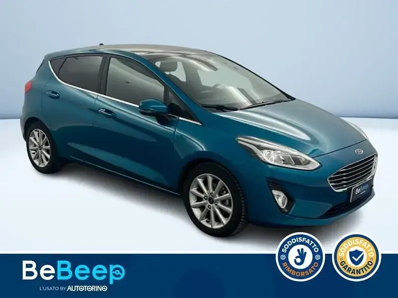 Usata Ford Fiesta Vignale 86 CV (63 kW) 2017 Blu metallizzato Utilitaria