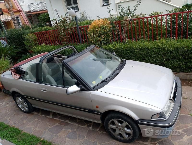 Usata Rover 216 137 CV (100 kW) 1999 Grigio Cabrio