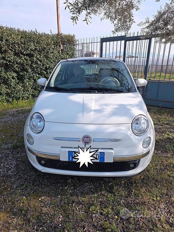 Usata Fiat 500 Lounge 95 CV (69 kW) 2014 Bianco Utilitaria