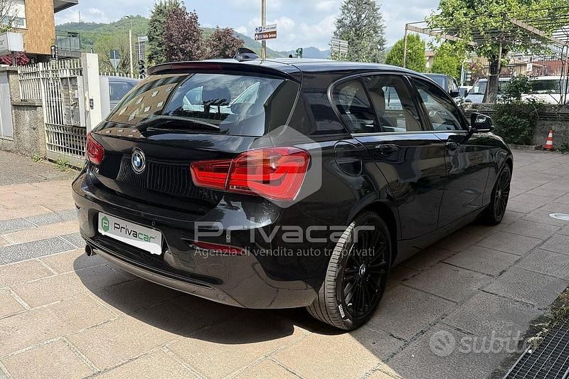 Usata BMW 118 Sport Line 150 CV (110 kW) 2019 Nero Utilitaria