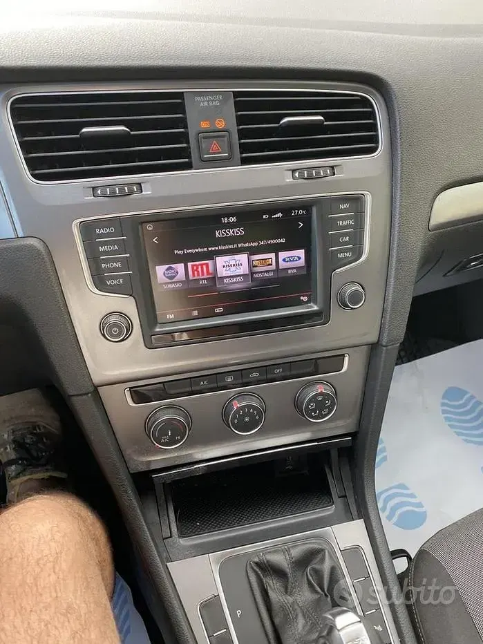 Usata VW Golf VII 110 CV (80 kW) 2016 Grigio Berlina
