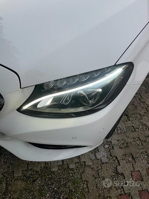 Usata Mercedes C200 2015 Bianco Berlina