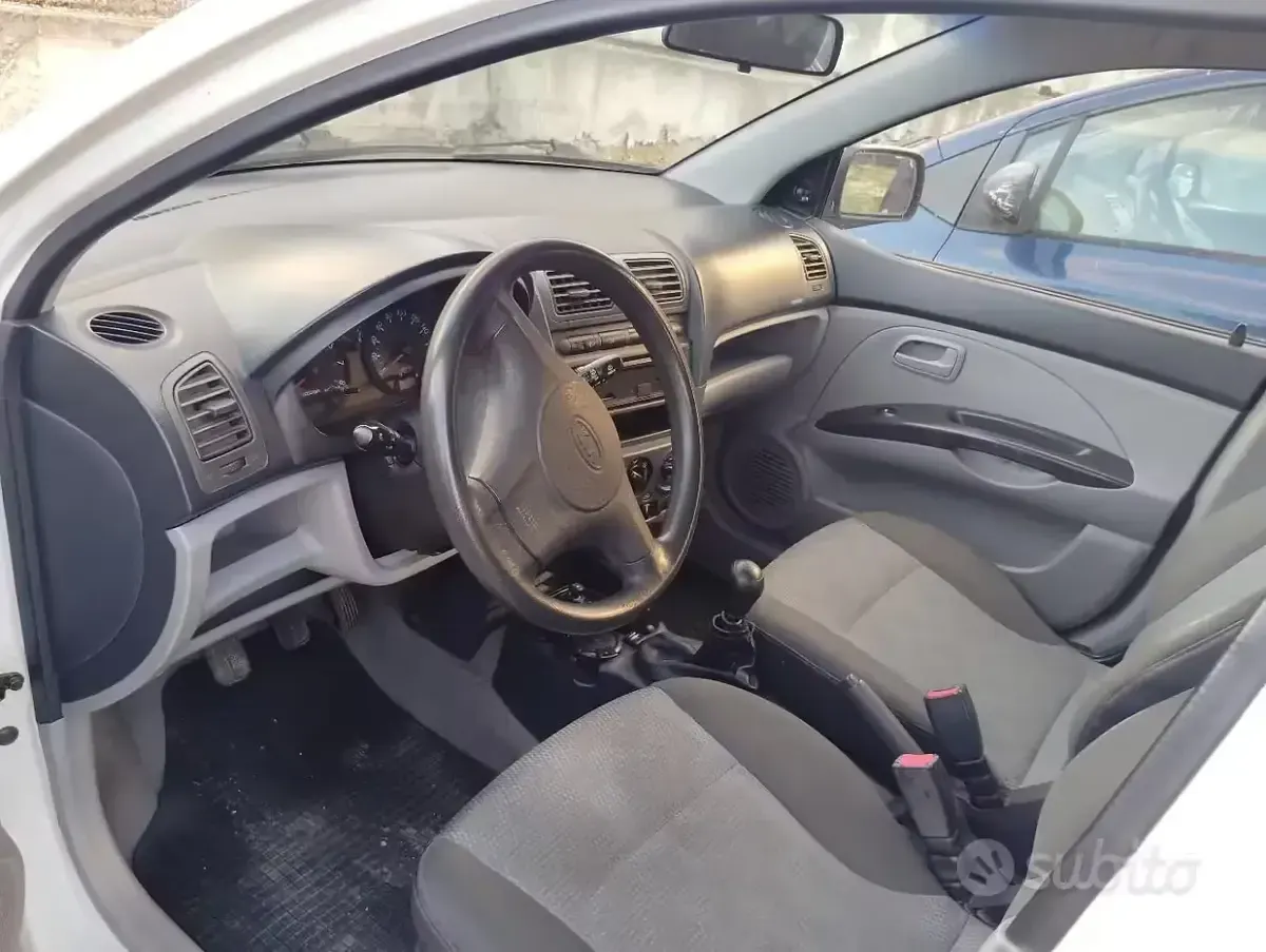 Usata Kia Picanto 61 CV (44 kW) 2003 Bianco Utilitaria