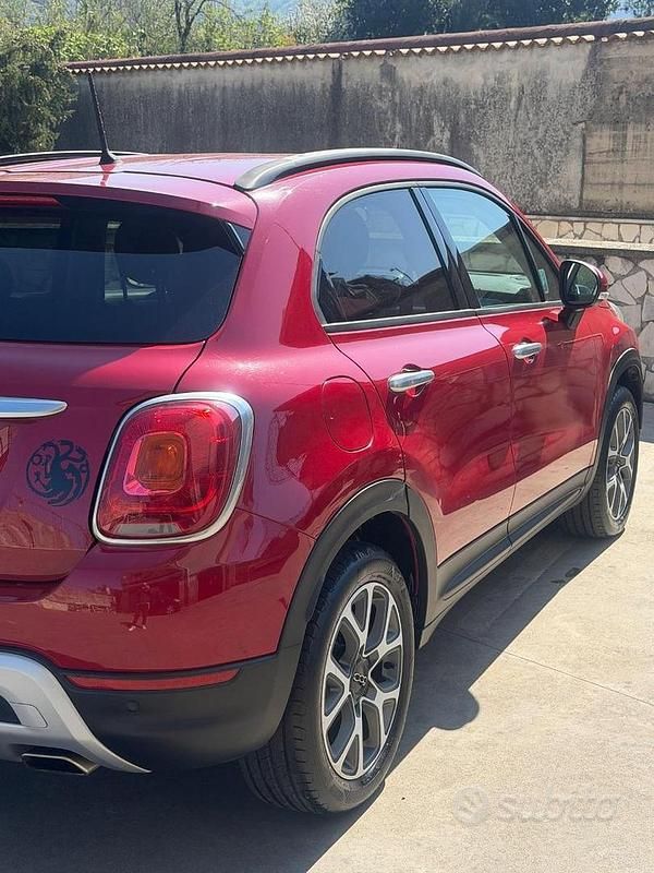 Usata Fiat 500X Cross 120 CV (88 kW) 2017 Rosso SUV