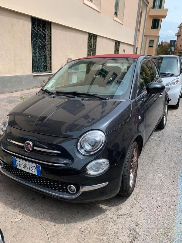 Usata Fiat 500 69 CV (50 kW) 2016 Nero Cabrio