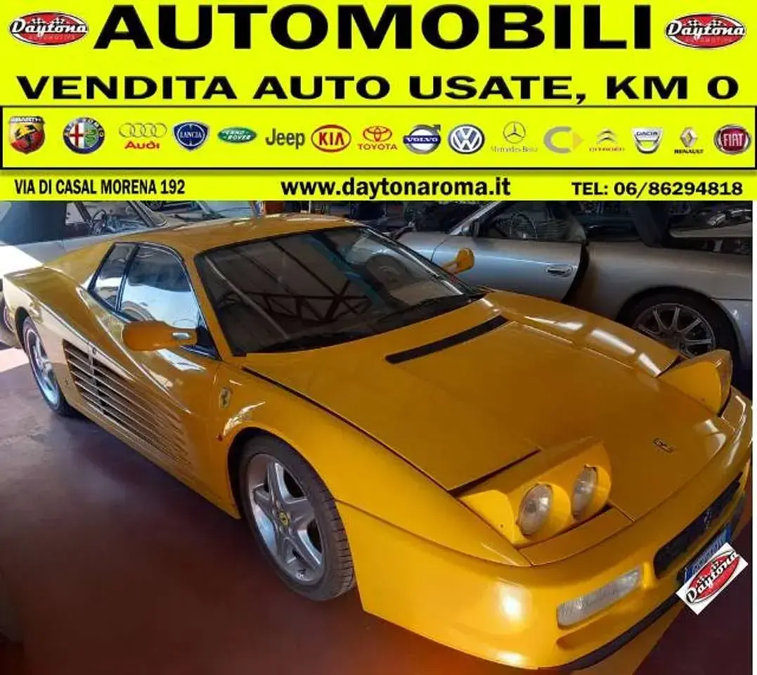 Usata Ferrari Testarossa 428 CV (314 kW) 1994 Giallo Coupé