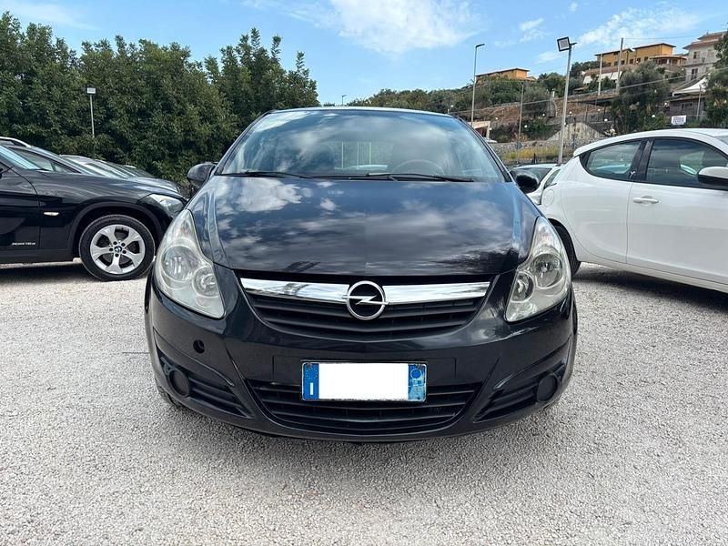 Usata Opel Corsa 89 CV (65 kW) 2008 Nero Utilitaria