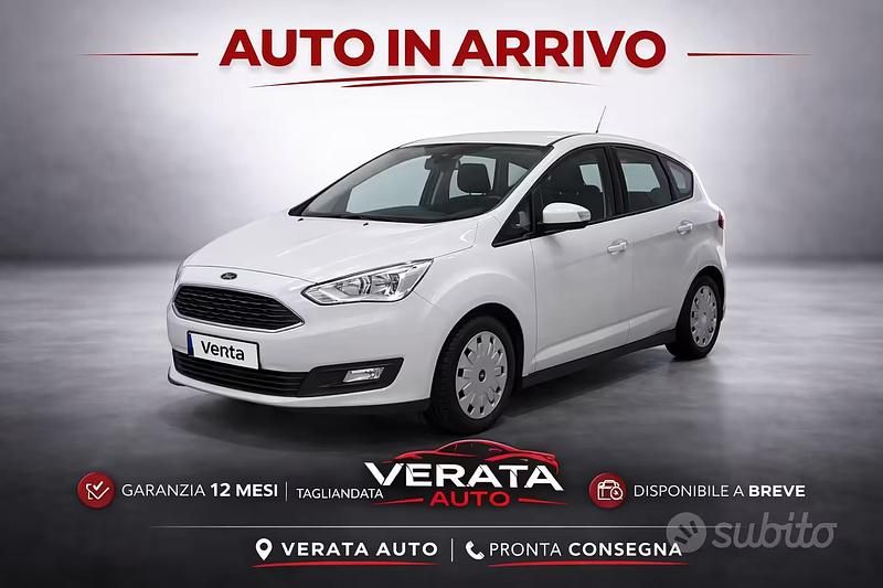 Usata Ford C-MAX Titanium 101 CV (74 kW) 2013 Bianco Monovolume
