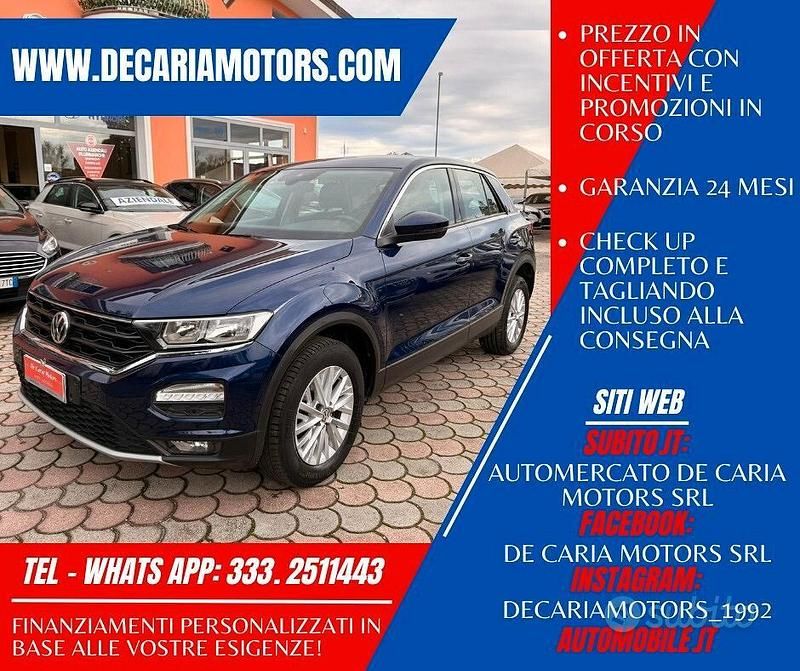 Usata VW T-Roc 116 CV (85 kW) 2020 Blu SUV