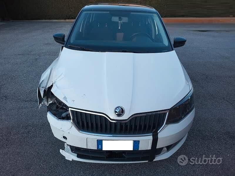 Usata Skoda Fabia Ambition 90 CV (66 kW) 2017 Bianco Berlina