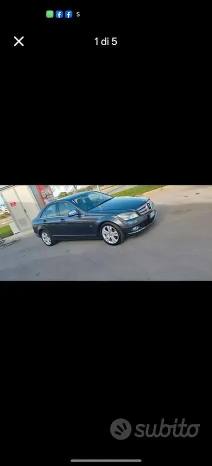 Usata Mercedes 220 170 CV (125 kW) 2007 Berlina