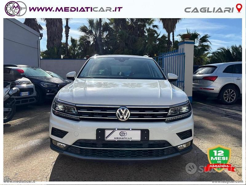 Usata VW Tiguan Advance 150 CV (110 kW) 2018 Bianco SUV