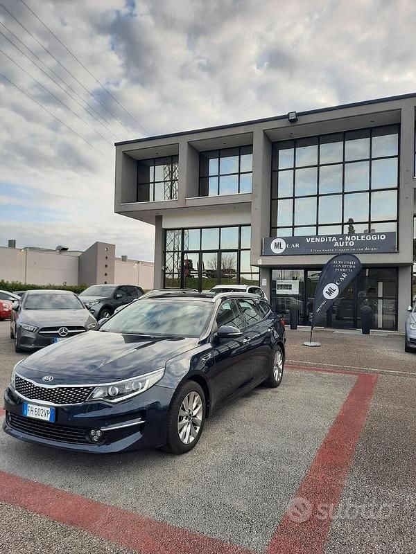 Usata Kia Optima 141 CV (103 kW) 2017 Nero Station wagon