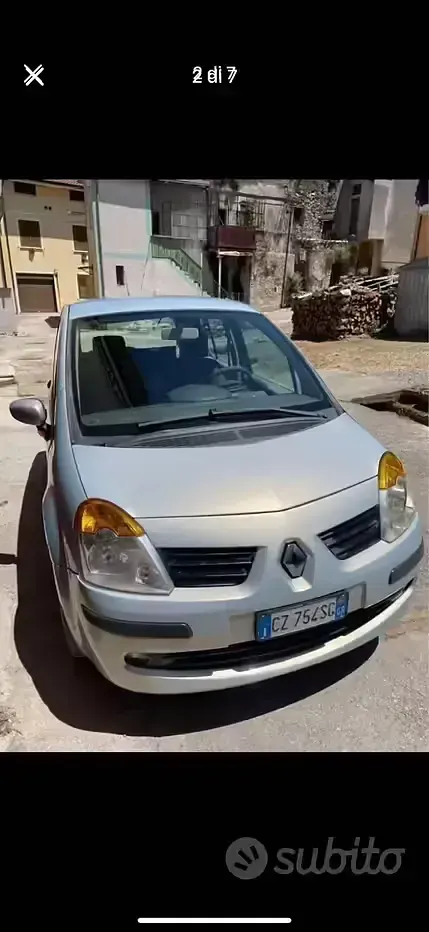 Usata Renault Modus 70 CV (51 kW) 2006 Grigio Monovolume