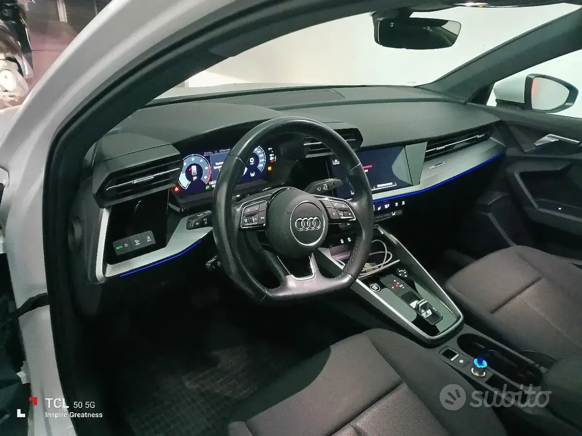 Usata Audi A3 150 CV (110 kW) 2021 Bianco Berlina