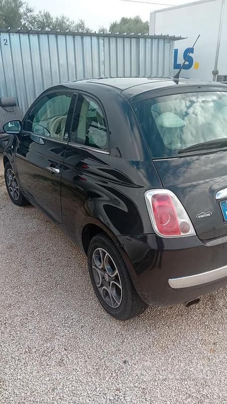 Usata Fiat 500 75 CV (55 kW) 2011 Nero Coupé