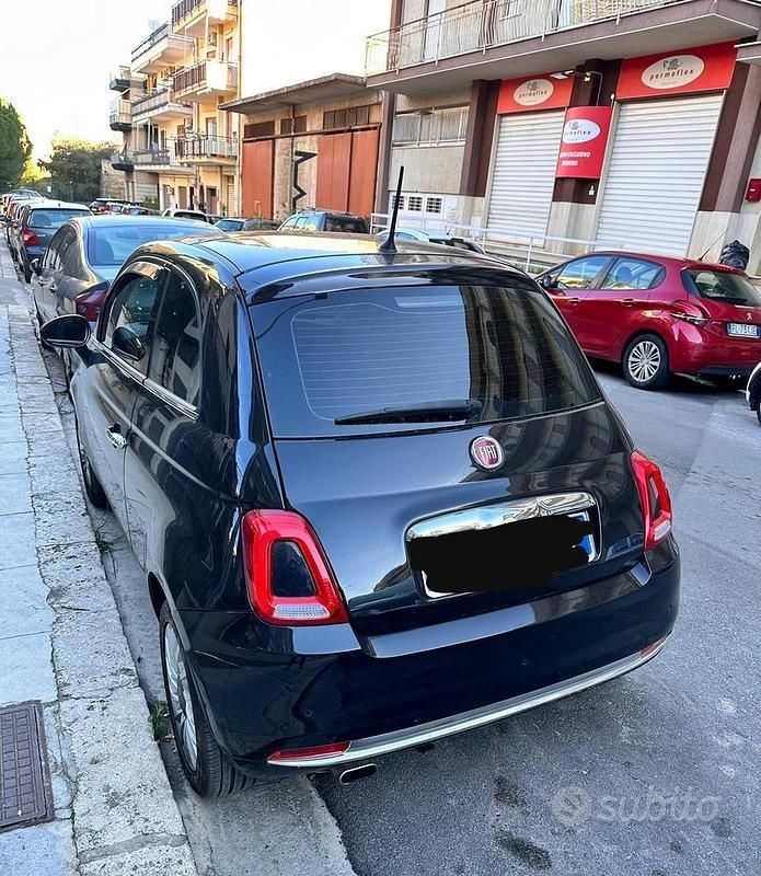 Usata Fiat 500 69 CV (50 kW) 2017 Nero Utilitaria