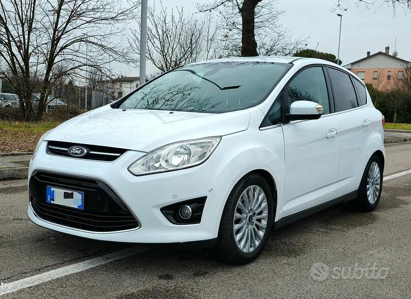 Usata Ford C-MAX Titanium 116 CV (85 kW) 2012 Bianco Monovolume
