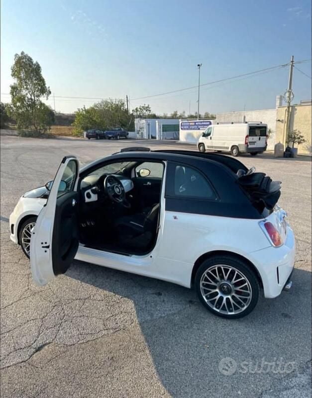 Usata Abarth 500C 180 CV (132 kW) 2014 Bianco Cabrio