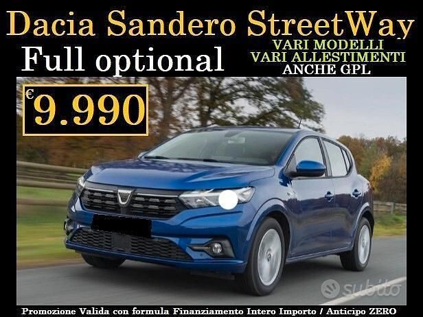 Usata Dacia Sandero 100 CV (73 kW) 2022 Blu Berlina