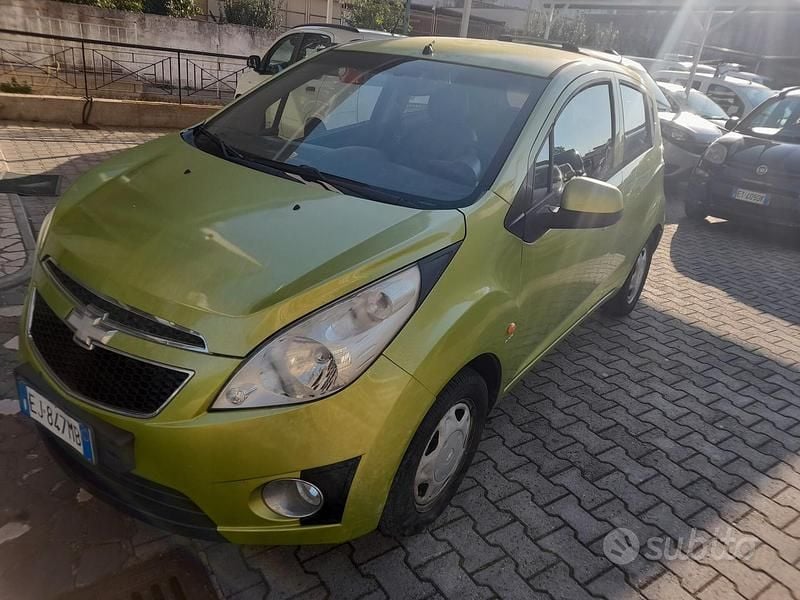 Usata Chevrolet Spark LS 68 CV (50 kW) 2012 Verde Utilitaria