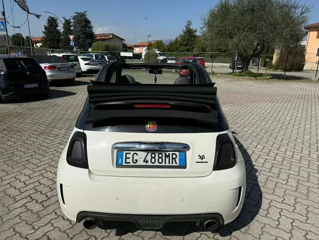 Usata Abarth 595 200 CV (147 kW) 2013 Bianco Cabrio