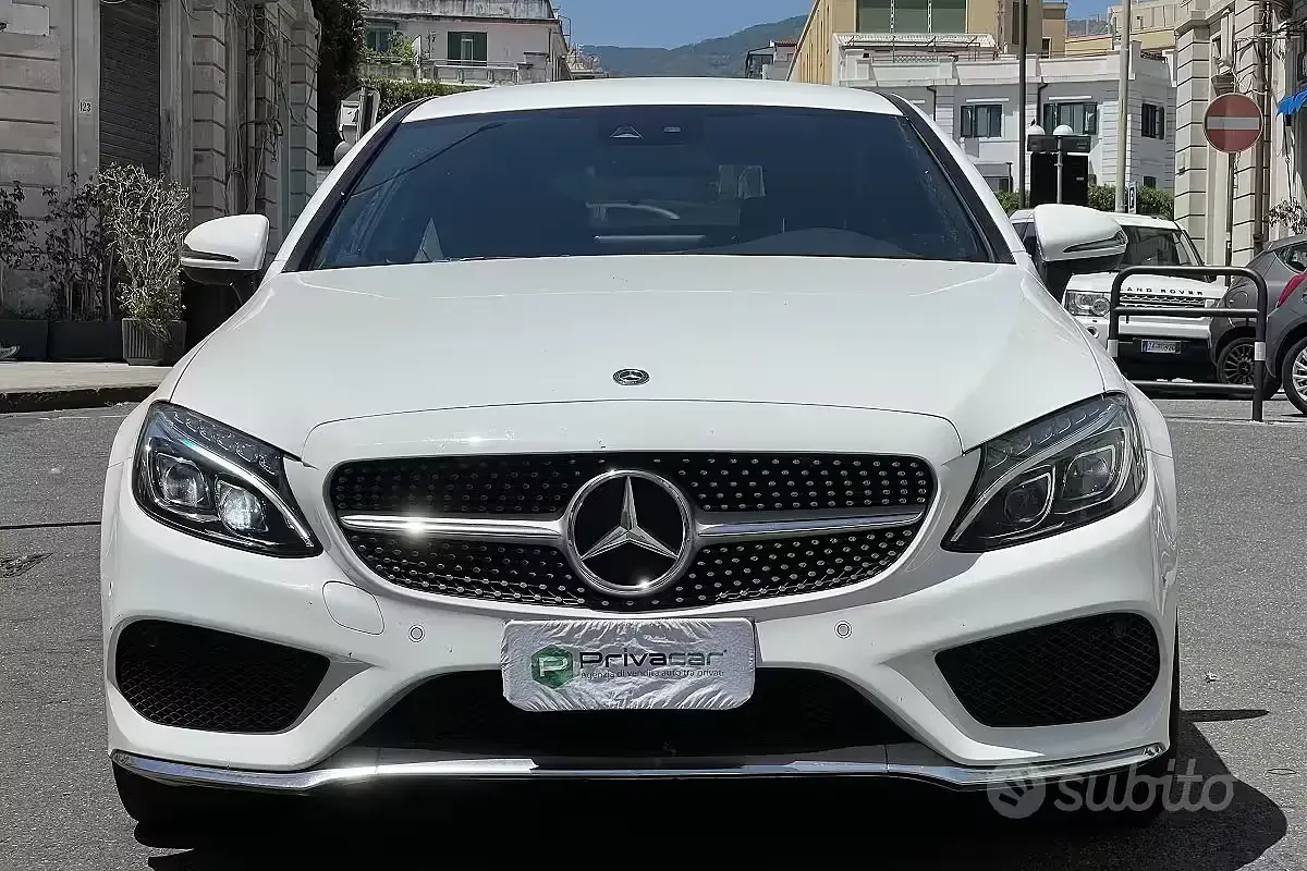 Usata Mercedes C220 Premium 170 CV (125 kW) 2017 Bianco Coupé